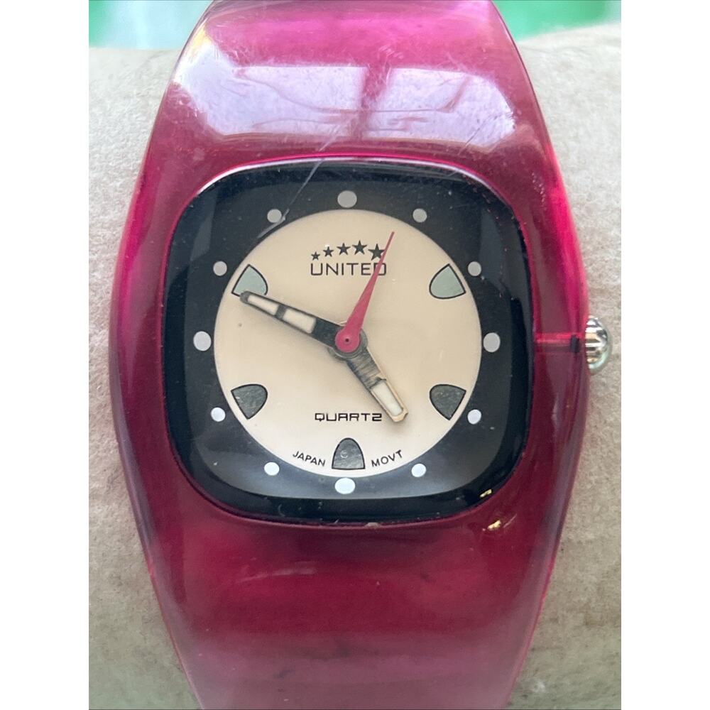 United Pink Tone Women’s Cuff Watch
